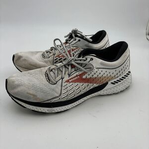 Brooks Adrenaline GTS 21 Mens Athletic Running Shoes Size 12 White 1103491D160